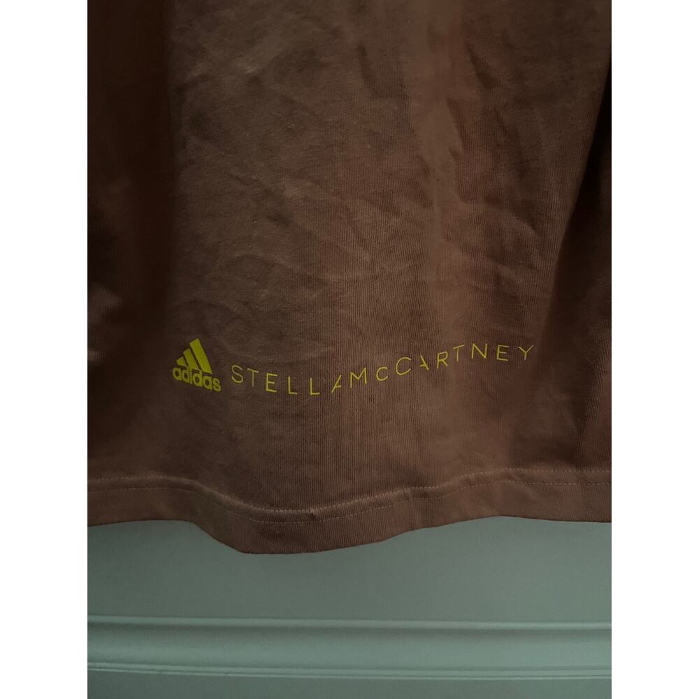 Adidas by Stella McCartney Restart T-Shirt Clay Red Unisex Adult Size XS IB5883 - Picture 4 of 5